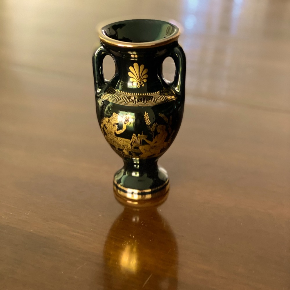 ⚱️ 24K Gold Painted Greek ⚱️ 6 inches